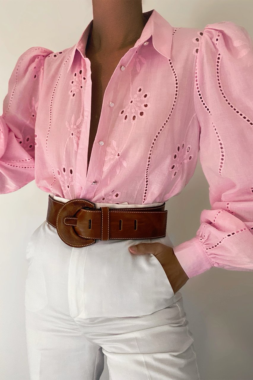 KNOWLES BLOUSE - PINK