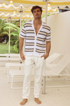 OTTO SHIRT - WHITE/SAND