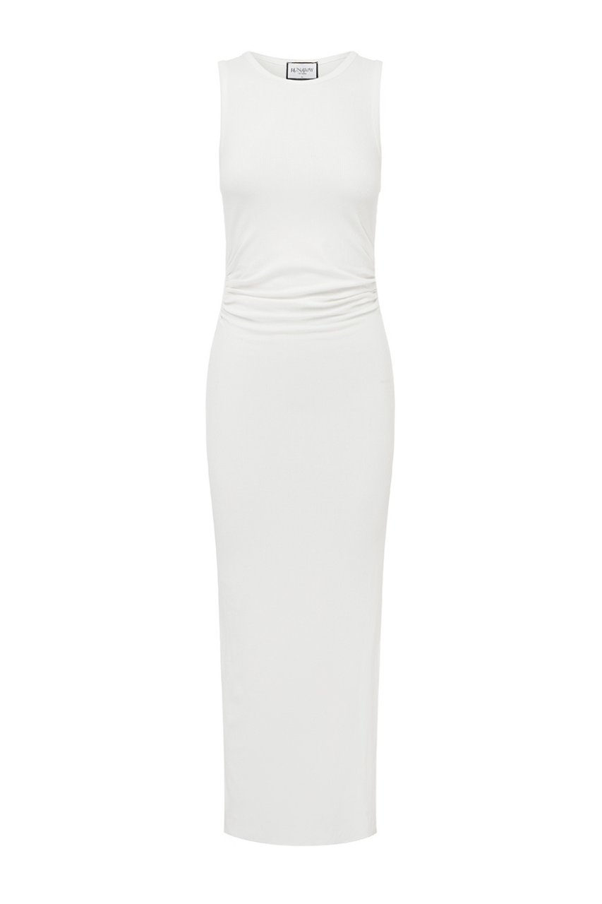 DIYA MIDI DRESS - WHITE