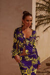 ZAIDA MAXI SKIRT - VIOLET