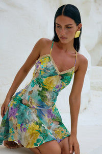 SURREY MINI DRESS - ESME PRINT