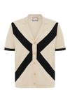 ARCHIE SHIRT - SAND/BLACK