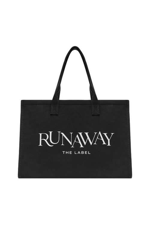 RUNAWAY CANVAS BAG - BLACK
