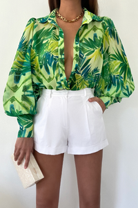 FLEETWOOD BLOUSE - PALM