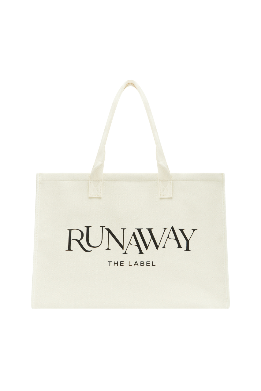 RUNAWAY CANVAS BAG - CREAM