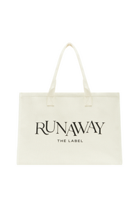RUNAWAY CANVAS BAG - CREAM