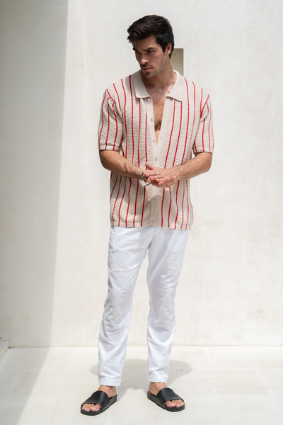 CHAMMA KNIT TOP - SAND
