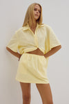 ADELYN MINI SKIRT - LEMON