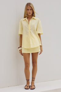 ADELYN SHIRT - LEMON