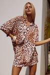 ADELYN SHIRT - TIKANI LEOPARD