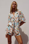 ADELYN SHIRT - VACAY AQUA