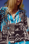 ADELYN SHIRT - TROPEZ BLUE