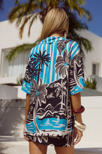 ADELYN SHIRT - TROPEZ BLUE