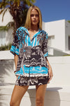 ADELYN SHIRT - TROPEZ BLUE