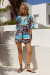 ADELYN SHIRT - TROPEZ BLUE
