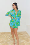 ADELYN SHORT - ALOHA AQUA