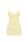 AISHA MINI DRESS - LEMON