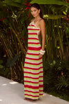 AKAYLA MAXI DRESS - RED MULTI