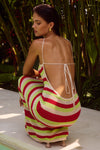 AKAYLA MAXI DRESS - RED MULTI