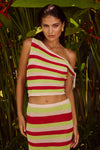 AKAYLA TOP - RED MULTI