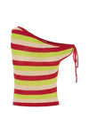 AKAYLA TOP - RED MULTI