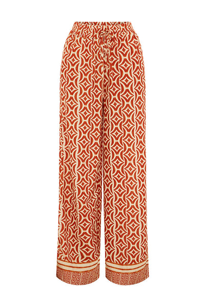 ALARA PALAZZO PANT - ALARA RED