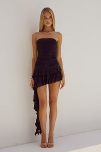 ALBA MINI DRESS - BLACK