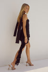 ALBA MINI DRESS - BLACK
