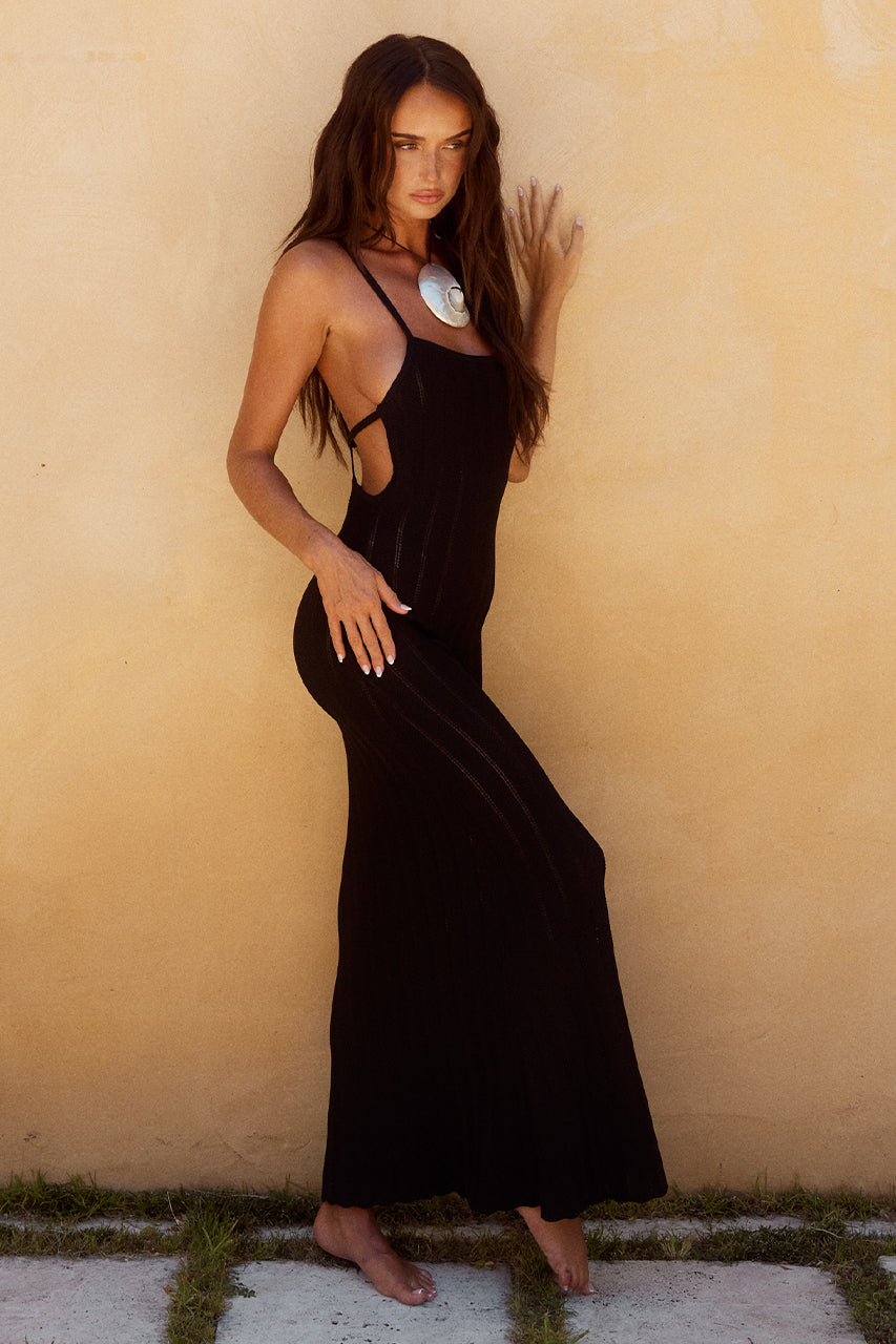 ALBIE MAXI DRESS - BLACK