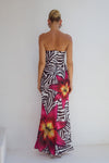 ALESSIA MAXI DRESS - ZEBRA FLORAL