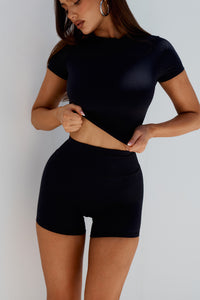 ZEN CONTOUR BIKE SHORTS - BLACK
