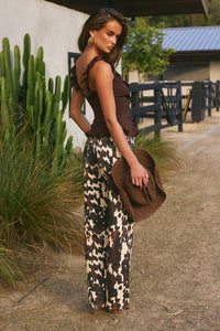 ZAVIER STRAIGHT LEG JEANS - SHILOH BROWN