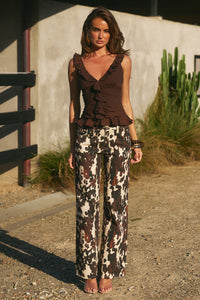 ZAVIER STRAIGHT LEG JEANS - SHILOH BROWN