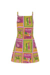 ALLEGRA MINI DRESS - ALOHA LIME