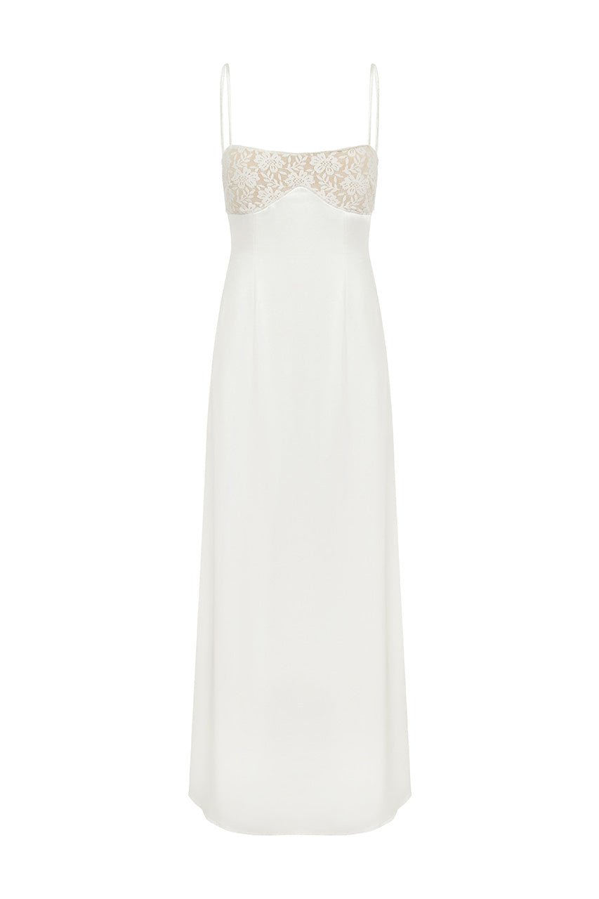 ALLULA MIDI DRESS - IVORY