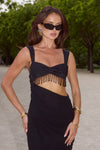 ALZONA MAXI DRESS - BLACK