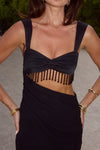 ALZONA MAXI DRESS - BLACK