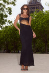 ALZONA MAXI DRESS - BLACK