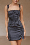 AMALDA MINI DRESS - BLACK