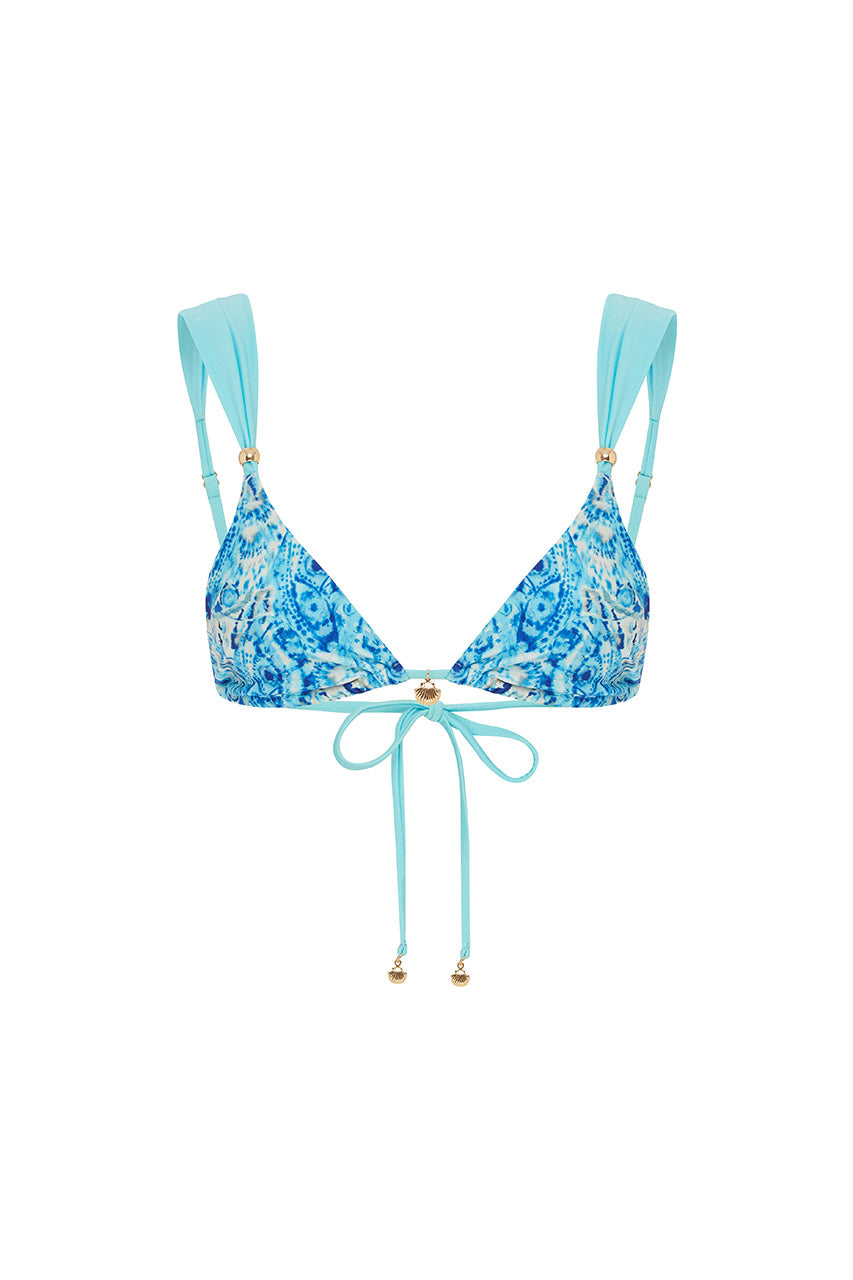 AMALFI TOP - AZURI BLUE