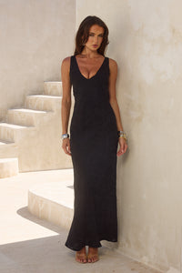 AMARNA MAXI DRESS - BLACK