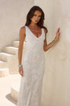 AMARNA MAXI DRESS - WHITE