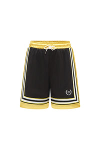 ANDREW MESH SHORTS - BLACK/GOLD