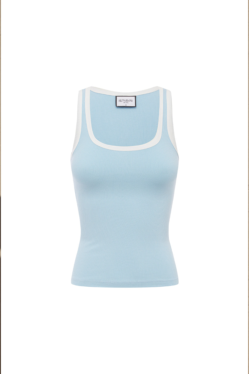 ANGELO SCOOP TANK - ICE BLUE