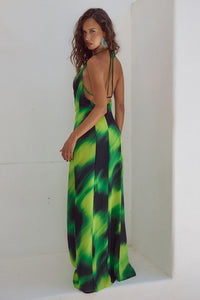 ANISSA MAXI DRESS - LOTUS PRINT