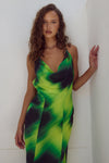 ANISSA MAXI DRESS - LOTUS PRINT