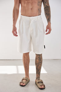 ANTE TAILORED SHORTS - CREAM