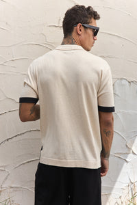 ARCHIE SHIRT - SAND/BLACK