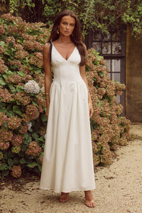 ARIARNE MAXI DRESS - WHITE