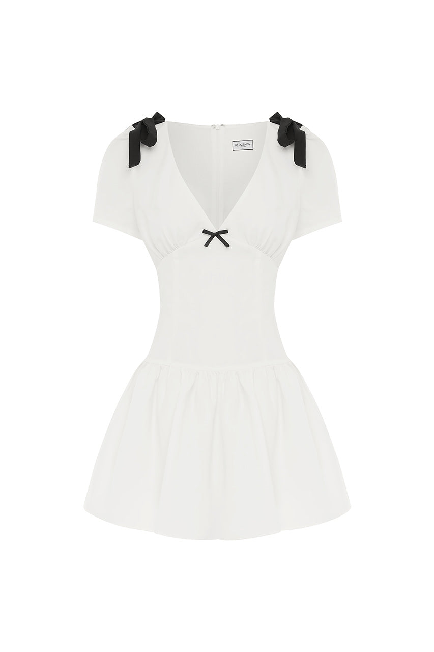 ARIARNE MINI DRESS - WHITE